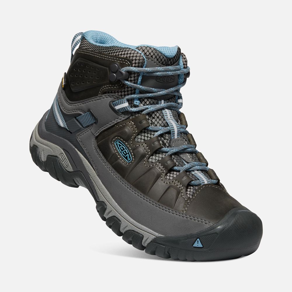 Bottes de Randonnée Keen Femme Noir Marron | Targhee Iii Waterproof Mid | JHVRG-0741